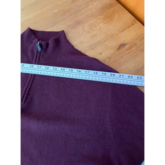 PETERBOROUGH ROW Bloomingdales Men's Beetroot Cashmere Sweater Pullover XL - Picture 12 of 12